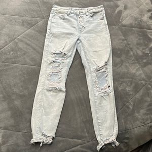 American Eagle ripped jeans